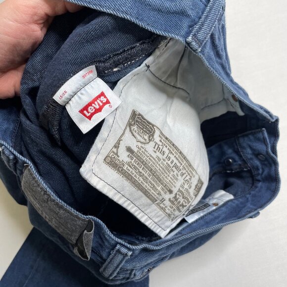 Levi’s 501XX Jeans Button Fly Size 38 100% Cotton Blue Faded Denim Straight Leg - Picture 10 of 11